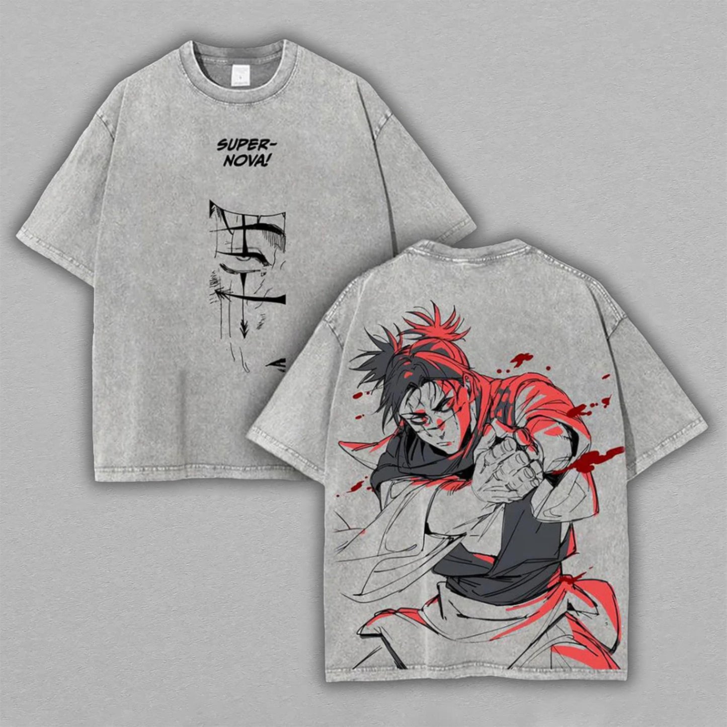 Choso Jujutsu Kaisen Supernova Edition | Double-Sided Retro Vintage Washed T-Shirt | Limited Edition Streetwear