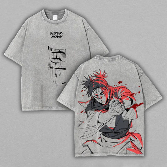 Choso Jujutsu Kaisen Supernova Edition | Double-Sided Retro Vintage Washed T-Shirt | Limited Edition Streetwear