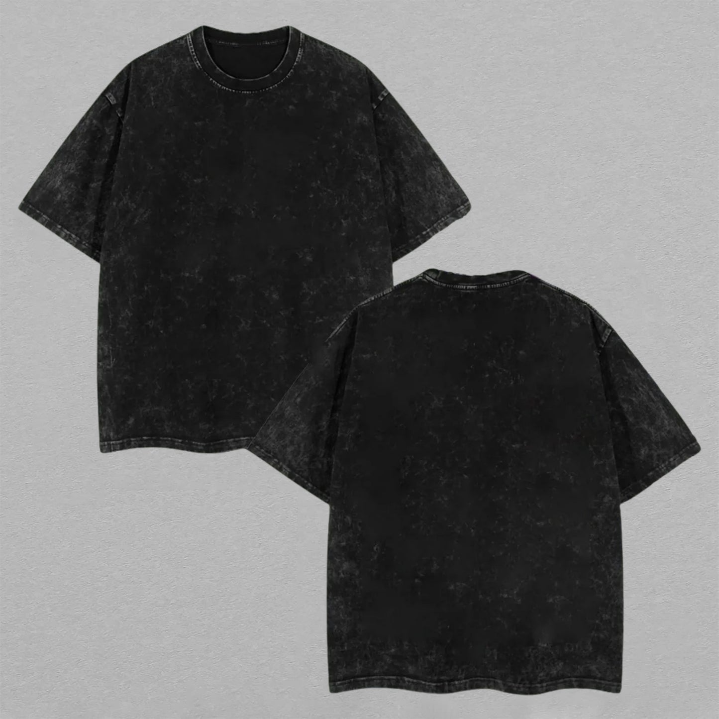 Custom Acid Wash T-Shirt | Premium Heavyweight Streetwear | Oversized Aesthetic Tee