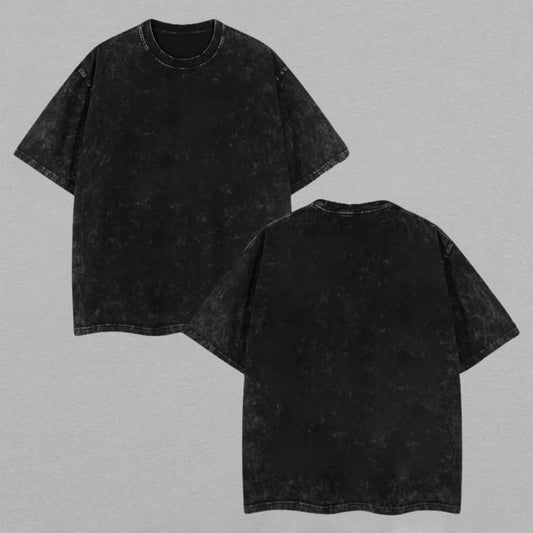 Custom Acid Wash T-Shirt | Premium Heavyweight Streetwear | Oversized Aesthetic Tee