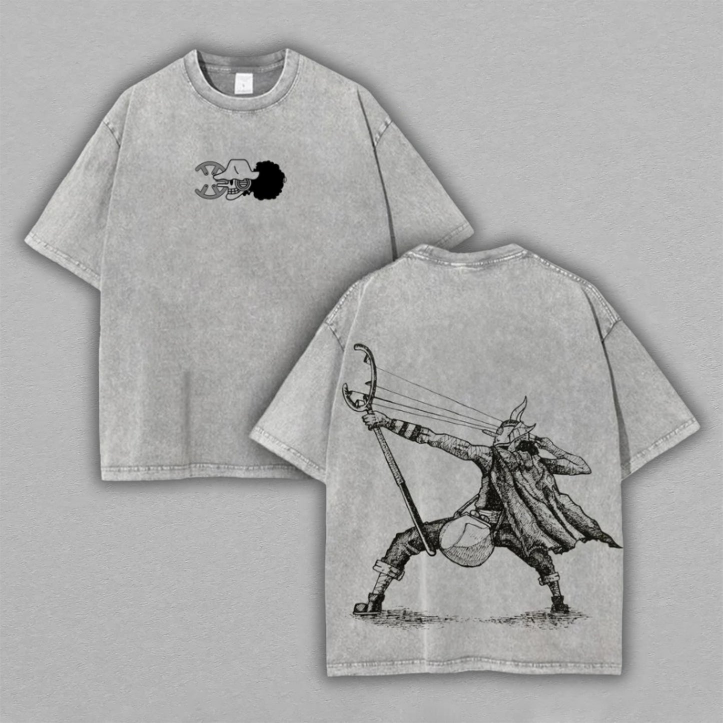 Usopp Sniper King Sogeking One Piece | Retro Vintage Washed T-Shirt | Limited Edition Oversized Streetwear
