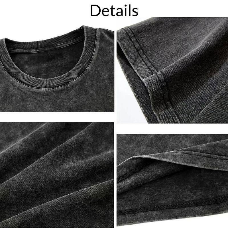 Custom Acid Wash T-Shirt | Premium Heavyweight Streetwear | Oversized Aesthetic Tee