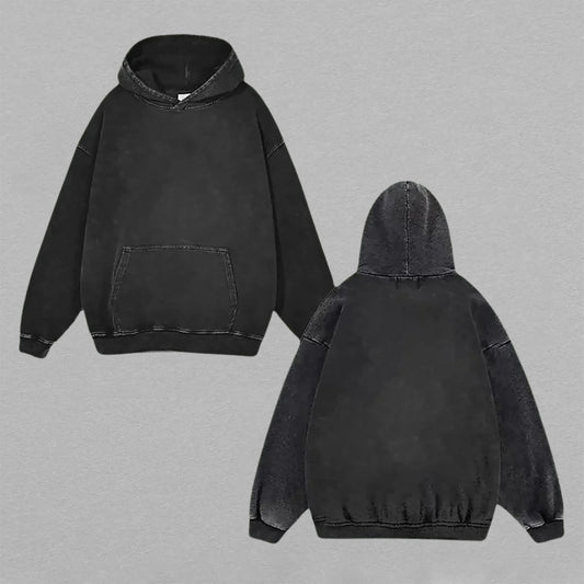 Custom Acid Wash Hoodie | Premium Heavyweight Streetwear | Oversized Aesthetic Pullover