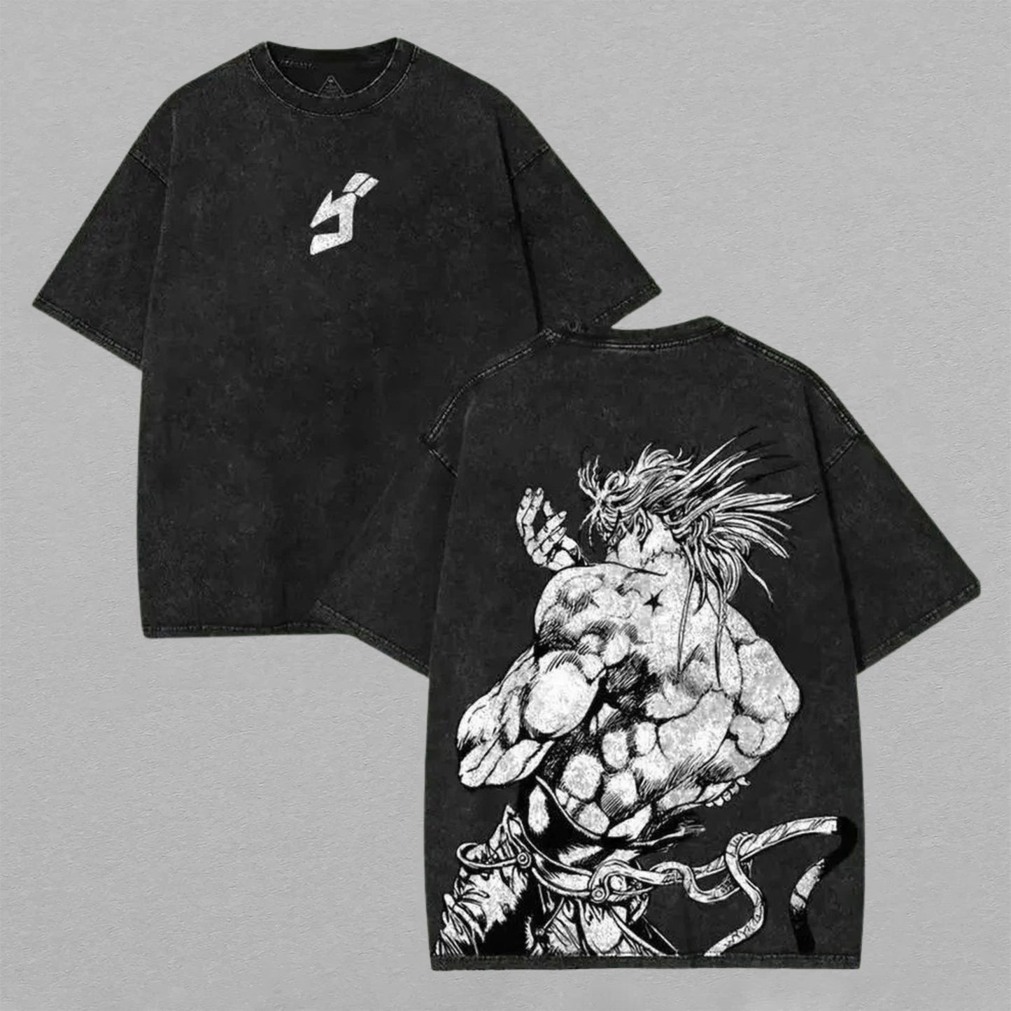 Dio Brando JoJo's Bizarre Adventure Villain | Retro Vintage Washed T-Shirt | Limited Edition Oversized Streetwear