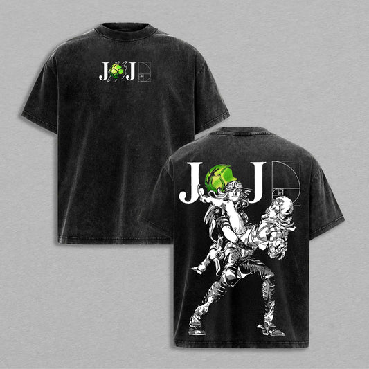 Portgas D. Ace Fire Fist Whitebeard Pirates One Piece Retro Vintage Washed Graphic T-Shirt - Limited Edition Streetwear Oversized Aesthetic Tee - Premium Logia Devil Fruit Gear