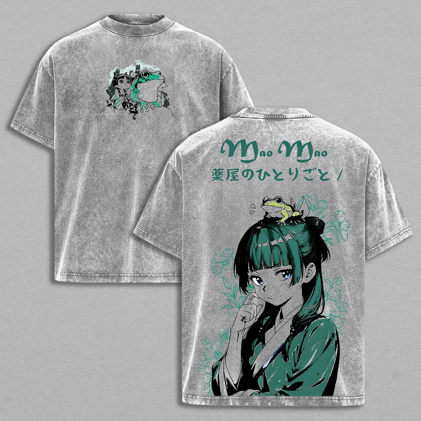 Maomao The Apothecary Diaries | Retro Vintage Washed T-Shirt | Limited Edition Oversized Streetwear