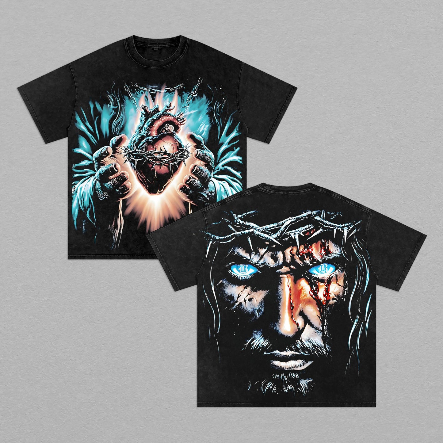 Jesus Christ Lion of Judah Faith Christian Retro Vintage Washed T-Shirt Limited Oversized Streetwear Religious Graphic Tee Gift for Believers