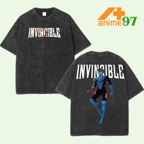 Retro Vintage Limited Invincible Superhero Graphic T-shirt Mark Grayson Action Pose Comic Style Tee for Men Women Gift for Invincible Fans